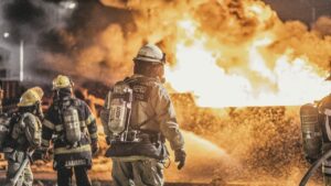 Massive Fire Engulfs City Block, Emergency Services on High Alert